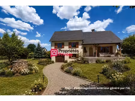 maison t5 à vendre de 116 m² avec sous-sol complet et combles aménageables à saint gervais