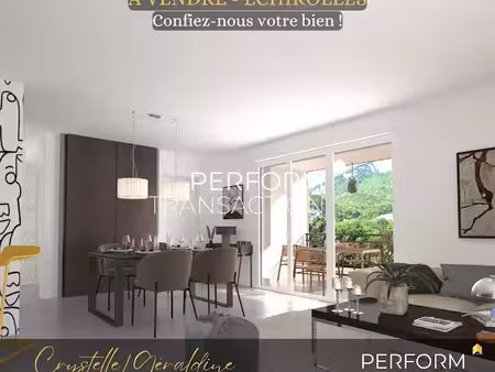 vente appartement 2 pièces 44.32 m² à echirolles (38130)  119 000 €