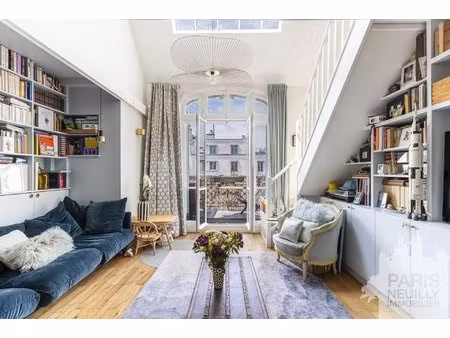 paris 17 eme - pereire / philibert delorme - 3 pieces aux 2 derniers etages + balcon/terra