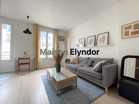 t2 meublé 32 m² – levallois-perret