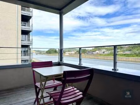 appartement vue meuse 3 chambres avec cave et parking