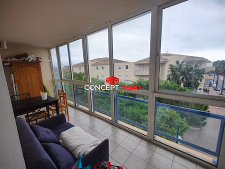 appartement t2 meublé 49m2 avec terrasse  loggia  garage et