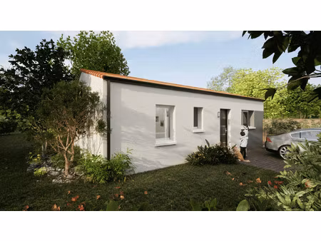 terrain avec maison neuve à vendre