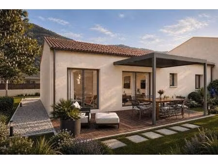 terrain avec maison neuve à vendre