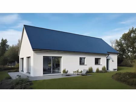terrain avec maison neuve à vendre