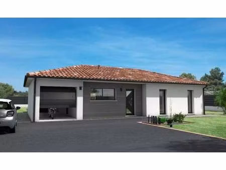 terrain avec maison neuve à vendre