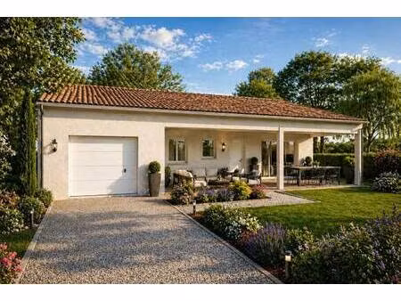 terrain avec maison neuve à vendre