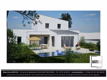terrain avec maison neuve à vendre