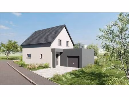 terrain avec maison neuve à vendre