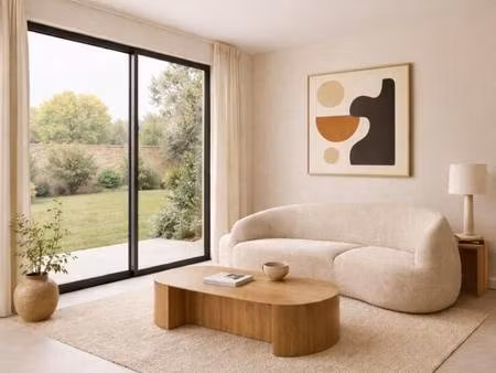 terrain avec maison neuve à vendre