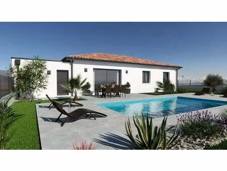terrain avec maison neuve à vendre