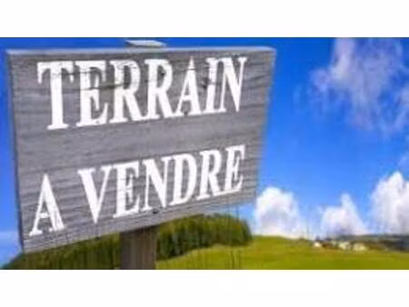 terrain à vendre