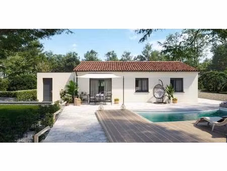 terrain avec maison neuve à vendre