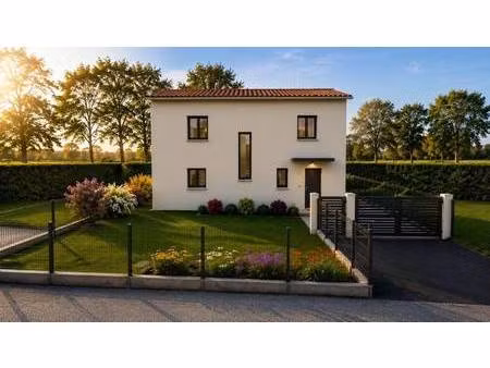 terrain avec maison neuve à vendre