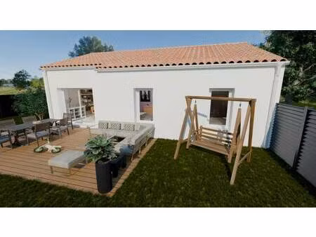 terrain avec maison neuve à vendre
