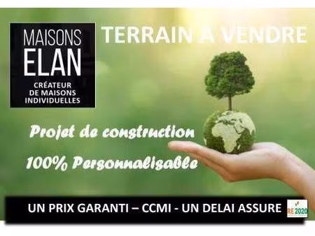 terrain constructible viabilisé à vendre
