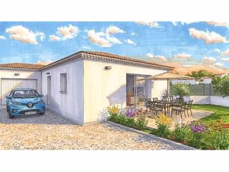 terrain avec maison neuve à vendre