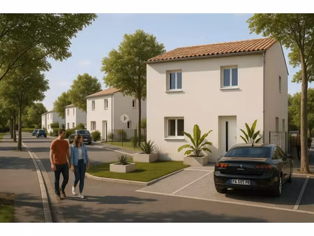 terrain avec maison neuve à vendre