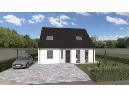 terrain avec maison neuve à vendre