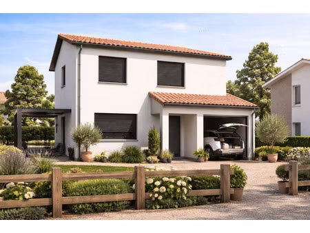 terrain avec maison neuve à vendre