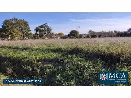 terrain constructible viabilisé à vendre