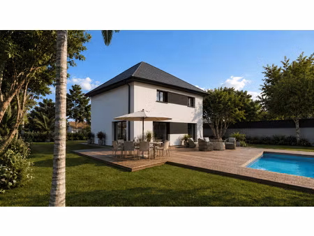 terrain avec maison neuve à vendre
