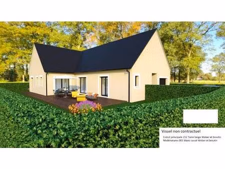 terrain avec maison neuve à vendre