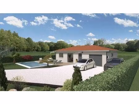 terrain avec maison neuve à vendre