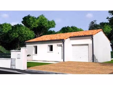 terrain avec maison neuve à vendre