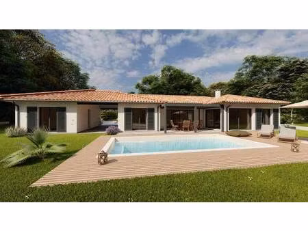terrain avec maison neuve à vendre