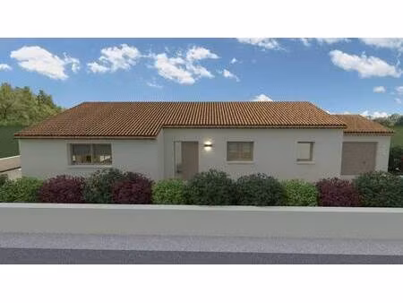 terrain avec maison neuve à vendre