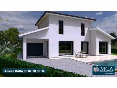 terrain avec maison neuve à vendre