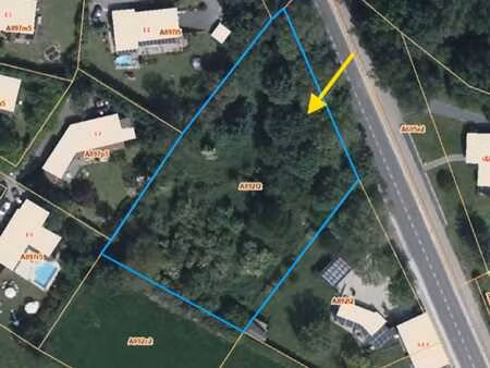 terrain arboré 2876m² à braine-l'alleud