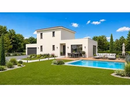 terrain avec maison neuve à vendre