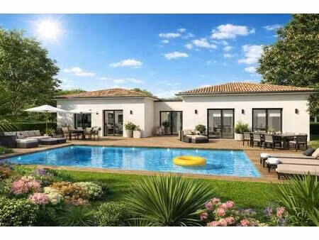 terrain avec maison neuve à vendre