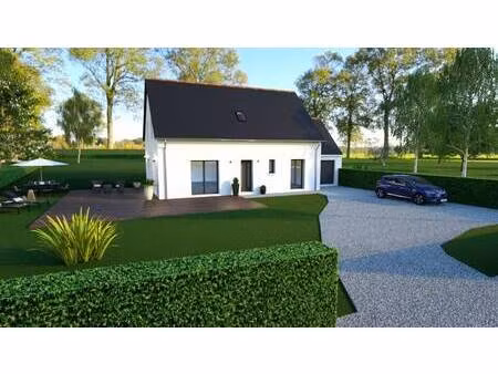 terrain avec maison neuve à vendre