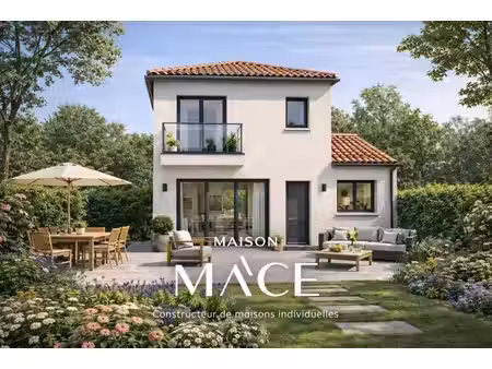 terrain avec maison neuve à vendre