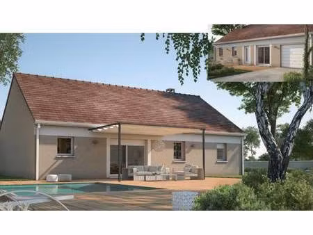 terrain avec maison neuve à vendre