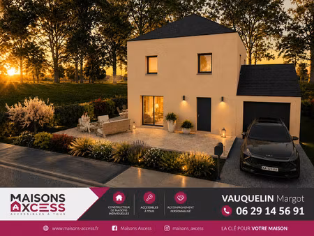 terrain avec maison neuve à vendre