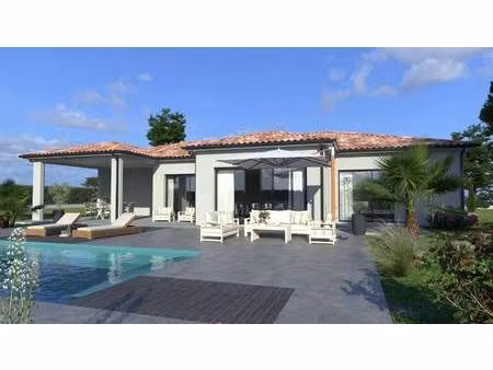 terrain avec maison neuve à vendre