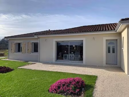 terrain avec maison neuve à vendre