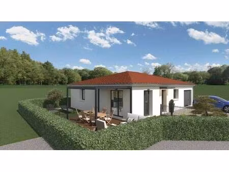 terrain avec maison neuve à vendre