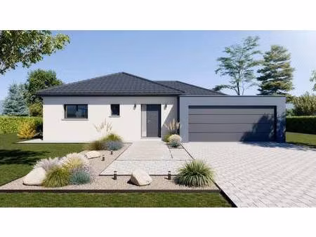 terrain avec maison neuve à vendre