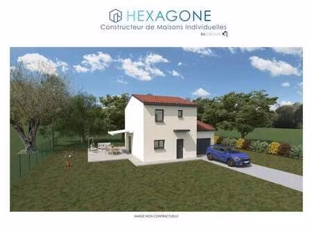 terrain avec maison neuve à vendre