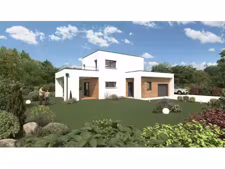 terrain avec maison neuve à vendre