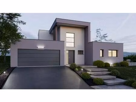 terrain avec maison neuve à vendre