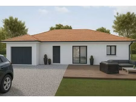 terrain avec maison neuve à vendre