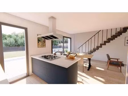terrain avec maison neuve à vendre