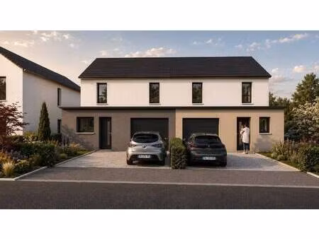 terrain avec maison neuve à vendre
