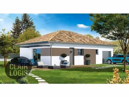terrain avec maison neuve à vendre